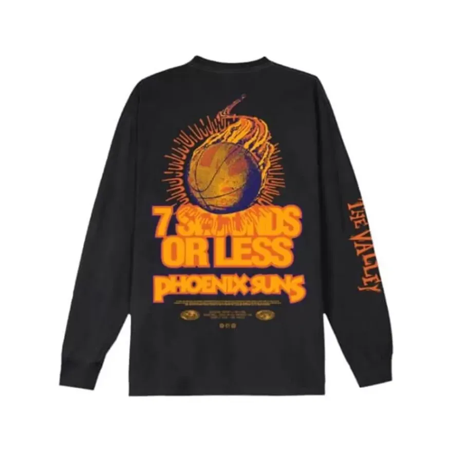 Mitchell & Ness T-Shirts & Tops-M&N X Br World Tour Long Sleeve Phoenix Suns