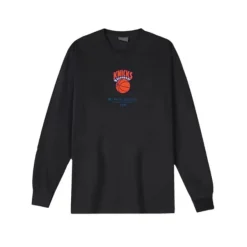 Mitchell & Ness T-Shirts & Tops-M&N X Br World Tour Long Sleeve New York Knicks