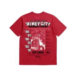 Mitchell & Ness T-Shirts & Tops-M&N X Br World Tour T-Shirt Chicago Bulls