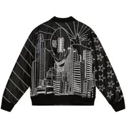 Mitchell & Ness Jackets & Outerwear-M&N X Fenty Premium Leather Jacket