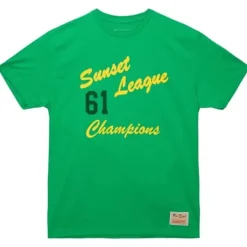 Mitchell & Ness T-Shirts & Tops-M&N X Fred Segal Sunset League Ss Tee