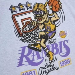 Mitchell & Ness T-Shirts & Tops-M&N X Glco Tee Los Angeles Lakers Kurt Rambis