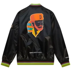 Mitchell & Ness Jackets & Outerwear-M&N X Hebru Satin Jacket