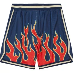 Mitchell & Ness Shorts-M&N X Jfg Flame Shorts Chicago Cubs