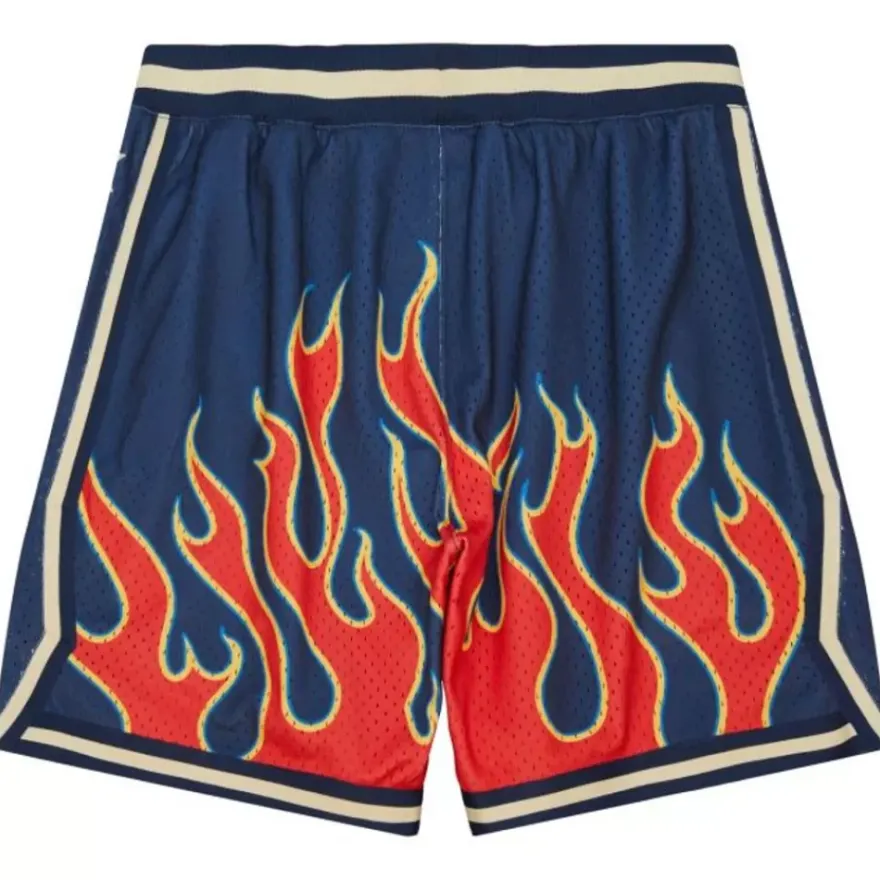 Mitchell & Ness Shorts-M&N X Jfg Flame Shorts Chicago Cubs