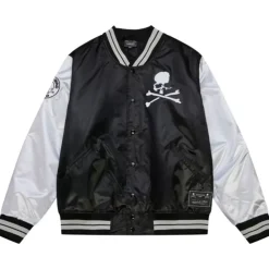 Mitchell & Ness Jackets & Outerwear-M&N X Mastermind Lightweight Satin Jacket
