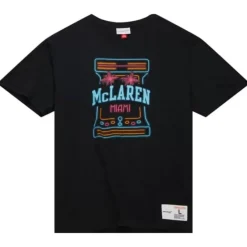 Mitchell & Ness T-Shirts & Tops-M&N X Mclaren Miami Grand Prix Slub S/S Tee
