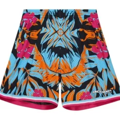 Mitchell & Ness Shorts-M&N X Mclaren Miami Grand Prix Sublimated Mesh Shorts