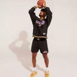Mitchell & Ness Shorts-M&N X Melody Ehsani Bb Shorts Los Angeles Lakers