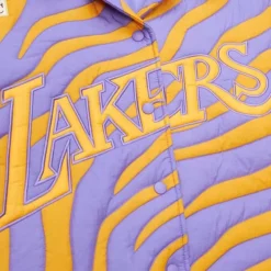 Mitchell & Ness T-Shirts & Tops-M&N X Melody Ehsani Puffer Shirt Los Angeles Lakers