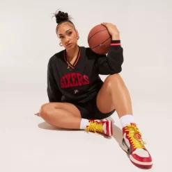 Mitchell & Ness T-Shirts & Tops-M&N X Melody Ehsani Shooting Shirt Philadelphia 76Ers
