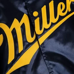 Mitchell & Ness Jackets & Outerwear-M&N X Miller Satin Jacket Collab