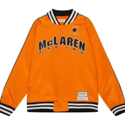 Mitchell & Ness Jackets & Outerwear-M&N X Monaco Triple Crown Satin Jacket
