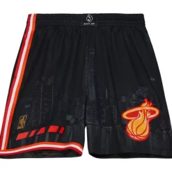 Mitchell & Ness Shorts-M&N X Nicky Jam Swingman Shorts Miami Heat
