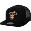 Mitchell & Ness Snapback-M&N X Nicky Jam Trucker Miami Heat