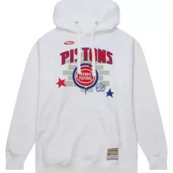 Mitchell & Ness Hoodies & Sweatshirts-M&N X Tats Cru Brick Hoodie Detroit Pistons
