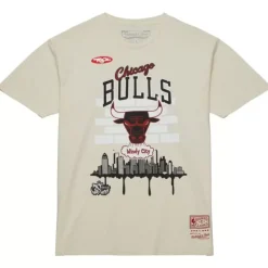 Mitchell & Ness T-Shirts & Tops-M&N X Tats Cru City Tee Chicago Bulls