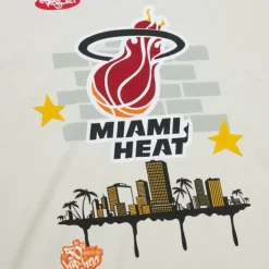 Mitchell & Ness T-Shirts & Tops-M&N X Tats Cru City Tee Miami Heat