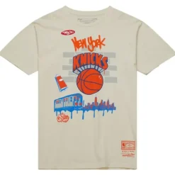 Mitchell & Ness T-Shirts & Tops-M&N X Tats Cru City Tee New York Knicks