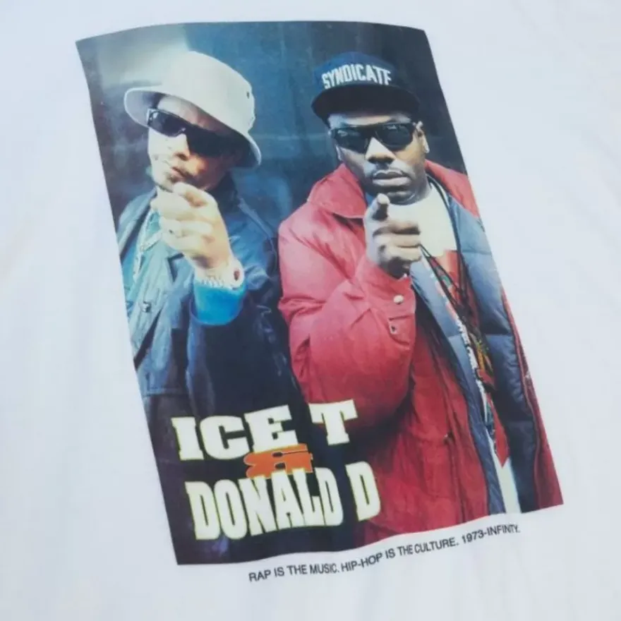 Mitchell & Ness T-Shirts & Tops-M&N X 50Th Aohh Ice T And Donald D Tee