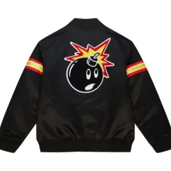 Mitchell & Ness Jackets & Outerwear-M&N X The Hundreds Satin Jacket
