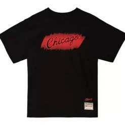 Mitchell & Ness T-Shirts & Tops-Monochrome Ss Tee Chicago Bulls