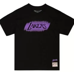 Mitchell & Ness T-Shirts & Tops-Monochrome Ss Tee Los Angeles Lakers