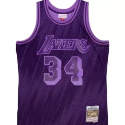 Mitchell & Ness Nba Swingman-Monochrome Swingman Shaquille O'Neal Los Angeles Lakers 1996-97 Jersey