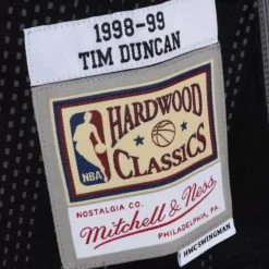 Mitchell & Ness Nba Swingman-Monochrome Swingman Tim Duncan San Antonio Spurs 1998-99 Jersey