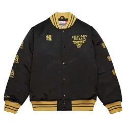 Mitchell & Ness Jackets & Outerwear-Mvp Satin Jacket Chicago Bulls