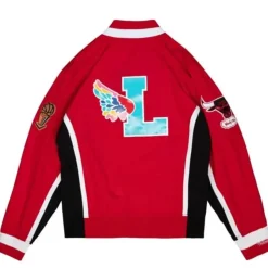 Mitchell & Ness Jackets & Outerwear-My Towns Leaders Warm Up Jacket Chicago Bulls