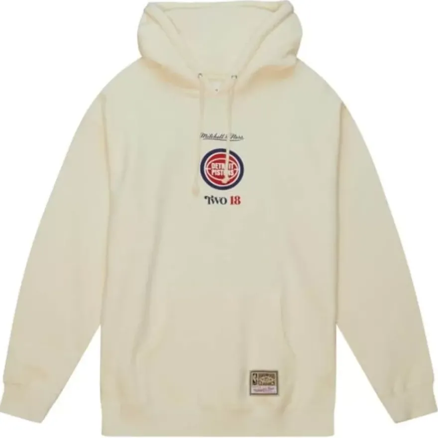 Mitchell & Ness Hoodies & Sweatshirts-My Towns Two|18 Graphic Hoody Detroit Pistons