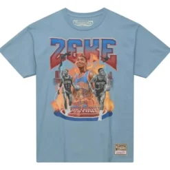 Mitchell & Ness T-Shirts & Tops-My Towns Two|18 Graphic Ss Tee Detroit Pistons