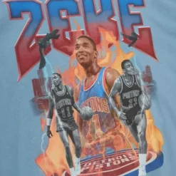 Mitchell & Ness T-Shirts & Tops-My Towns Two|18 Graphic Ss Tee Detroit Pistons