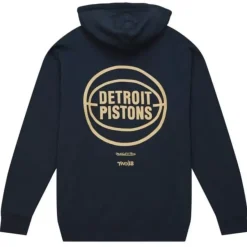 Mitchell & Ness Hoodies & Sweatshirts-My Towns Two|18 Logo Hoody Detroit Pistons