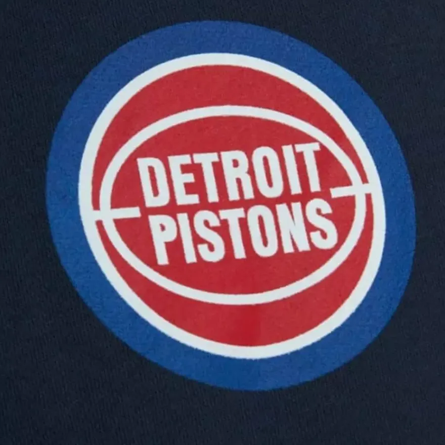 Mitchell & Ness Hoodies & Sweatshirts-My Towns Two|18 Logo Hoody Detroit Pistons