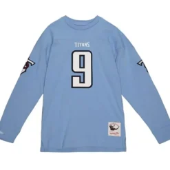Mitchell & Ness T-Shirts & Tops-Name & Number Long Sleeve Tee Tennessee Titans 1999 Steve Mcnair