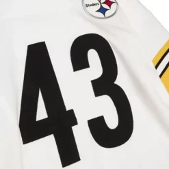 Mitchell & Ness T-Shirts & Tops-Name & Number Long Sleeve Tee Pittsburgh Steelers 2006 Troy Polamalu
