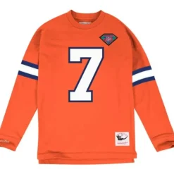 Mitchell & Ness T-Shirts & Tops-Name & Number Longsleeve Denver Broncos John Elway