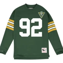 Mitchell & Ness T-Shirts & Tops-Name & Number Longsleeve Green Bay Packers Reggie White