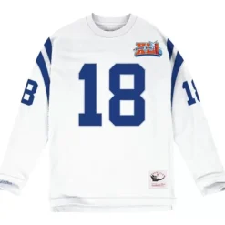 Mitchell & Ness T-Shirts & Tops-Name & Number Longsleeve Indianapolis Colts 2007 Peyton Manning