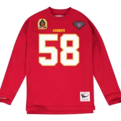 Mitchell & Ness T-Shirts & Tops-Name & Number Longsleeve Kansas City Chiefs Derrick Thomas
