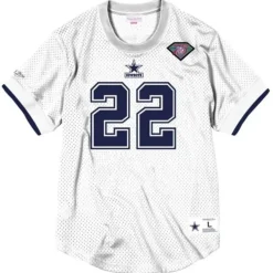 Mitchell & Ness T-Shirts & Tops-Name & Number Mesh Crew Neck Dallas Cowboys Emmitt Smith
