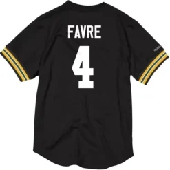 Mitchell & Ness T-Shirts & Tops-Name & Number Mesh Crew Neck Green Bay Packers Brett Favre