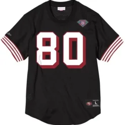 Mitchell & Ness T-Shirts & Tops-Name & Number Mesh Crew Neck San Francisco 49Ers Jerry Rice