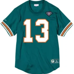 Mitchell & Ness T-Shirts & Tops-Name & Number Mesh Crewneck Miami Dolphins Dan Marino