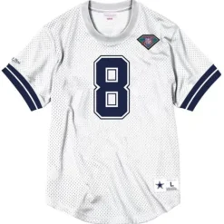 Mitchell & Ness T-Shirts & Tops-Name & Number Mesh Crewneck Dallas Cowboys Troy Aikman