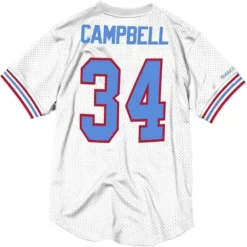 Mitchell & Ness T-Shirts & Tops-Name & Number Mesh Top Houston Oilers 1979 Earl Campbell