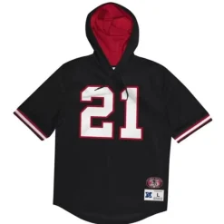 Mitchell & Ness Hoodies & Sweatshirts-Name & Number Ss Hoodie Atlanta Falcons 1989 Deion Sanders