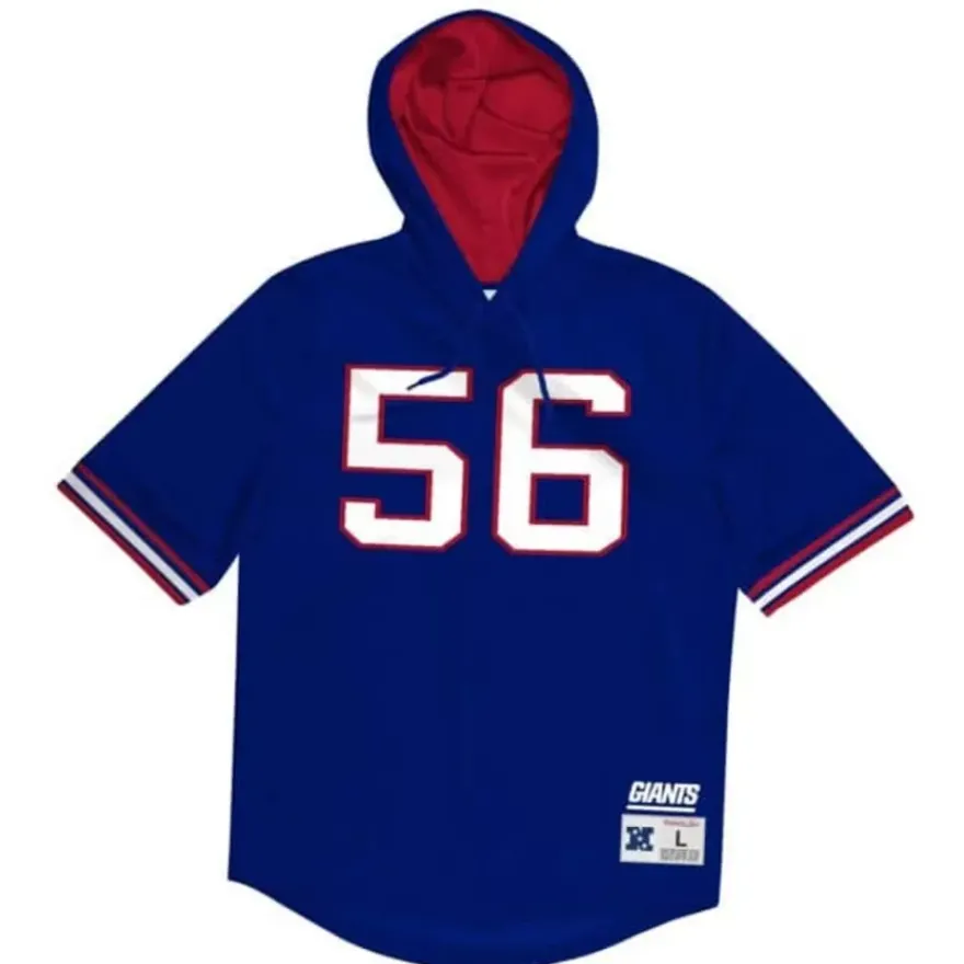 Mitchell & Ness Hoodies & Sweatshirts-Name & Number Ss Hoodie New York Giants 1990 Lawrence Taylor
